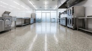 Why Quartz Epoxy Floors Work Best for Commercial Kitchens and Warehouses