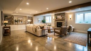 5 Concrete Basement Floor Ideas for Northern Illinois Homes (2026 Visual Guide)